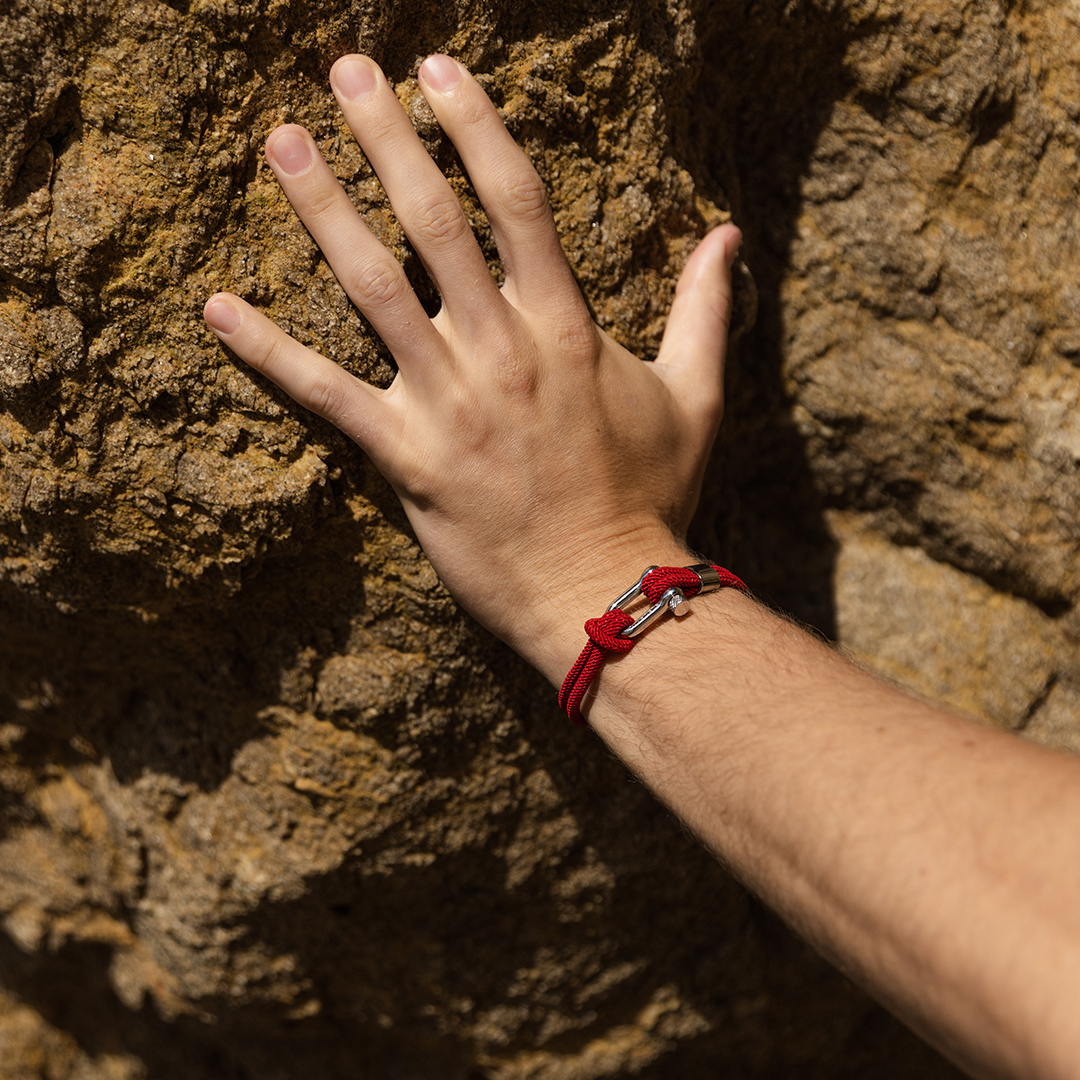 Malibu Red Rope Bracelet Kaia