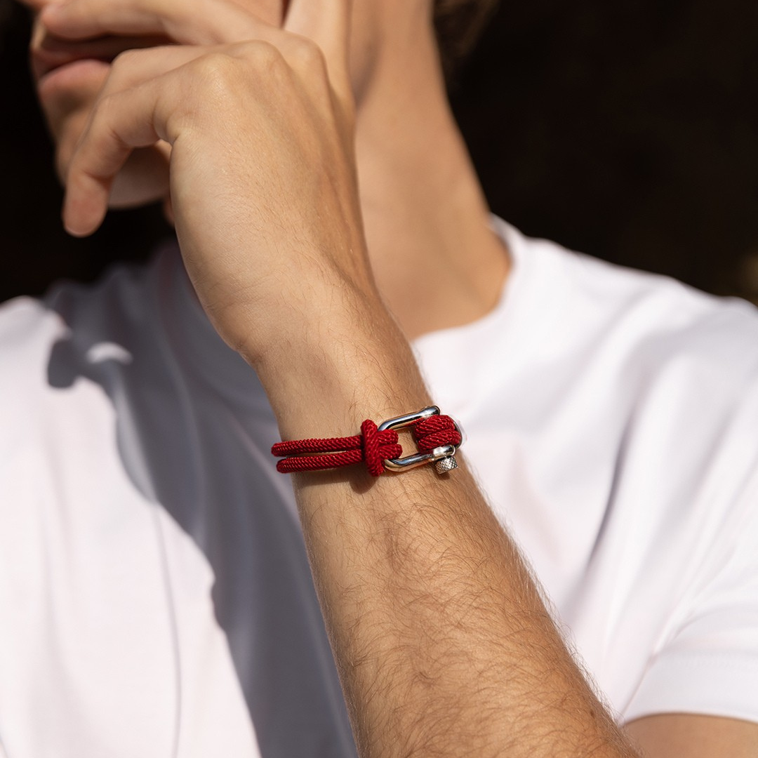Malibu Red Rope Bracelet Kaia