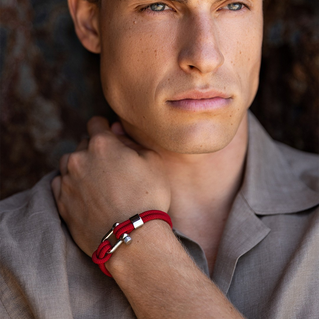 Malibu Red Rope Bracelet Kaia