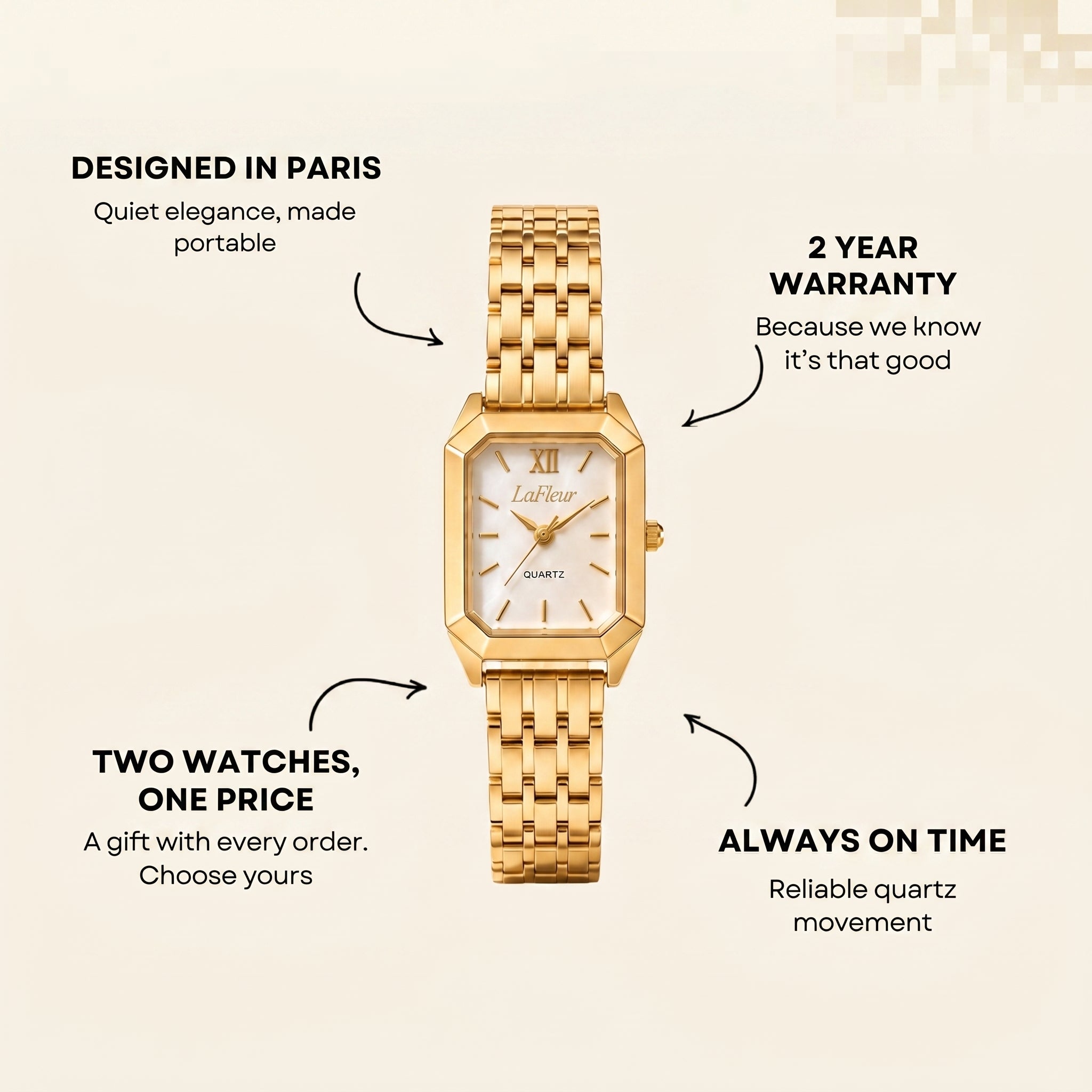 Reloj Le Marais Oro