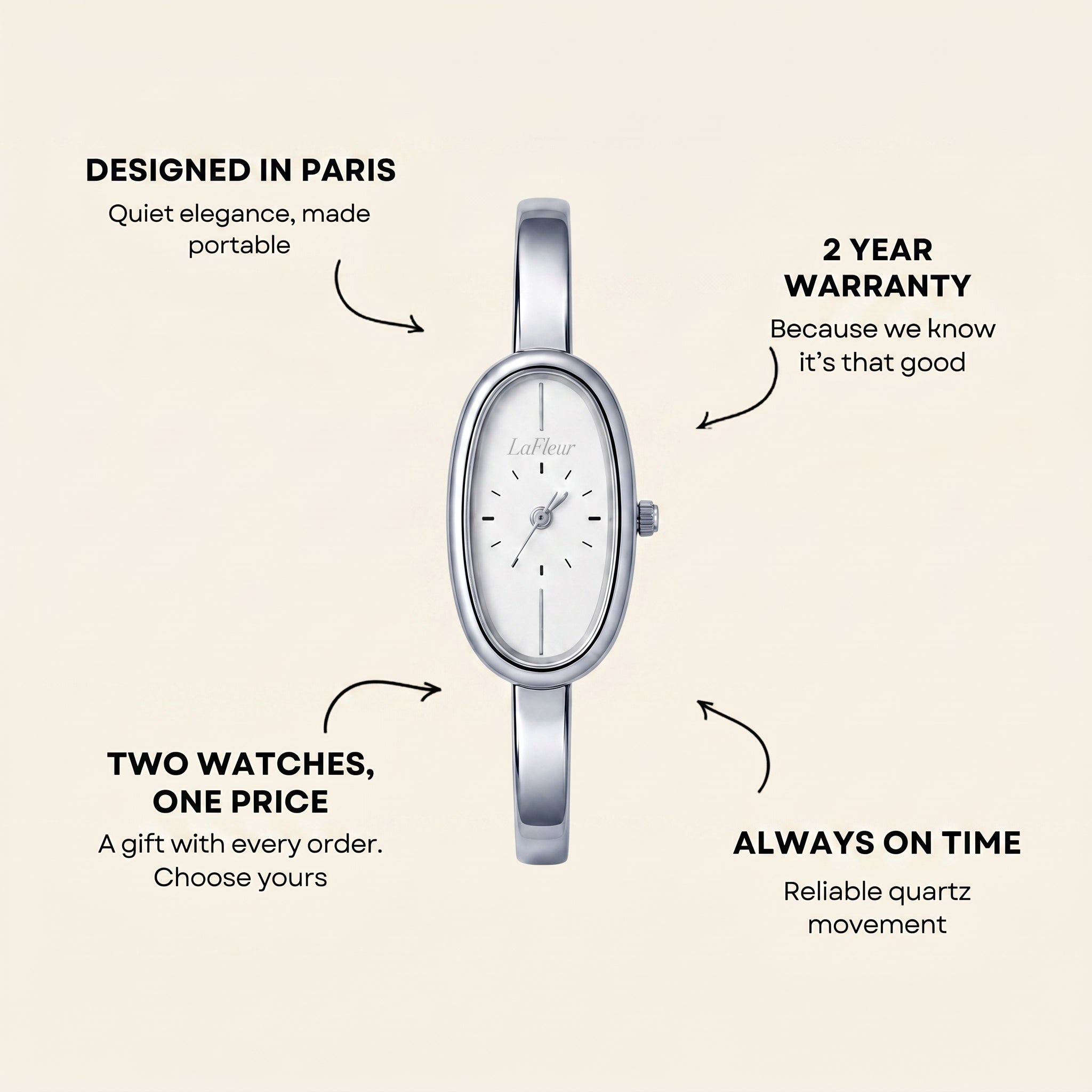 Reloj Passy Plata
