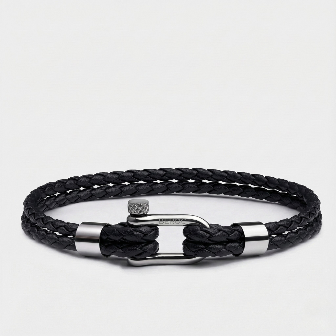 Helix Minimalist Leather Bracelet Kaia