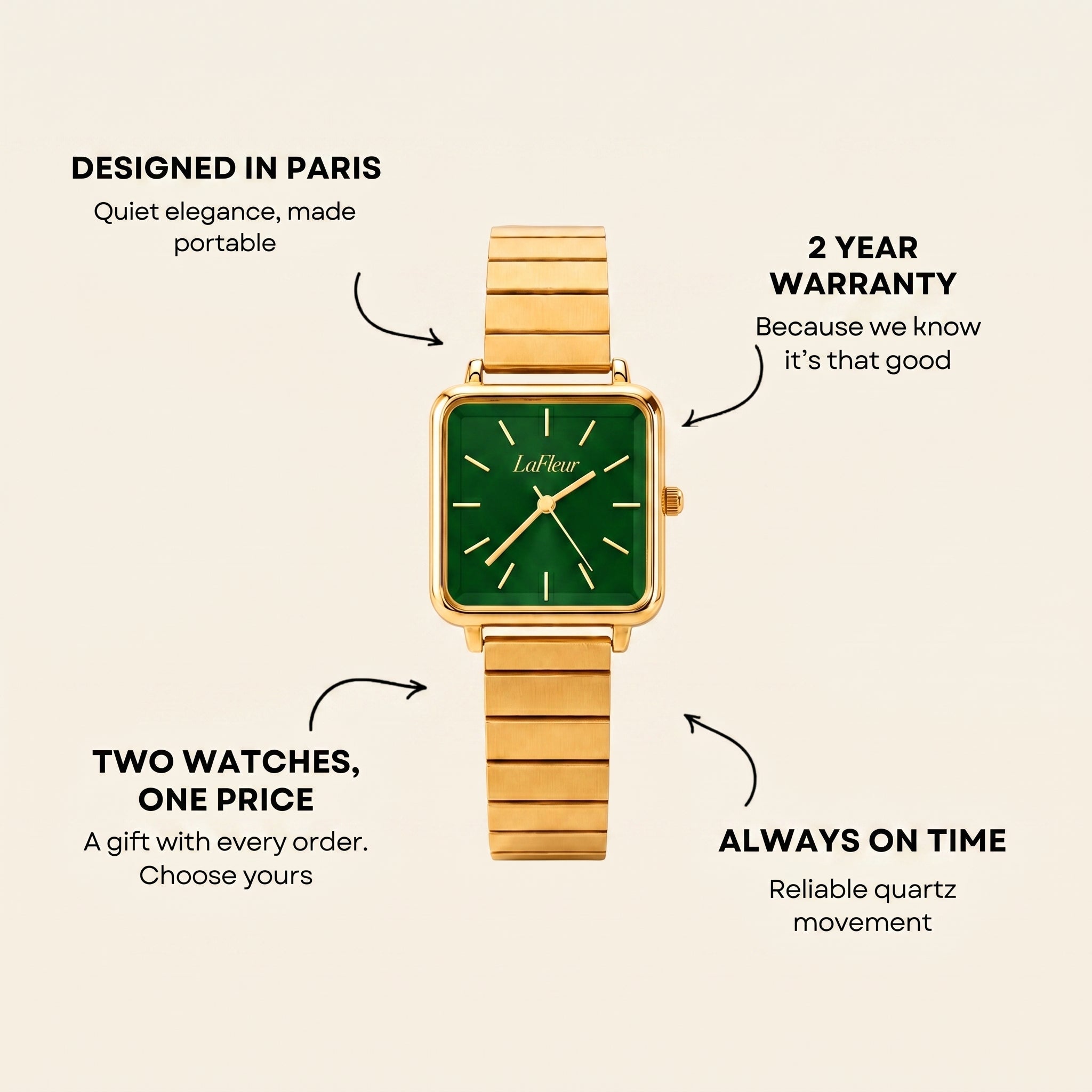 Reloj Le Marais Esmeralda