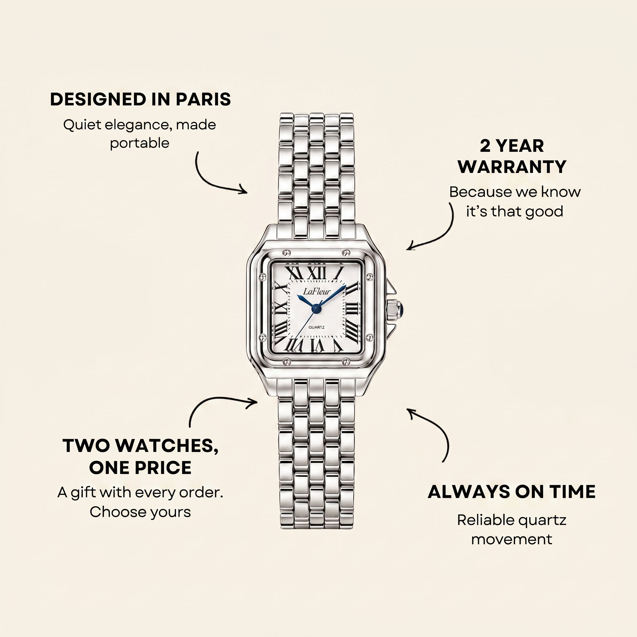 Reloj Le Marais Argent