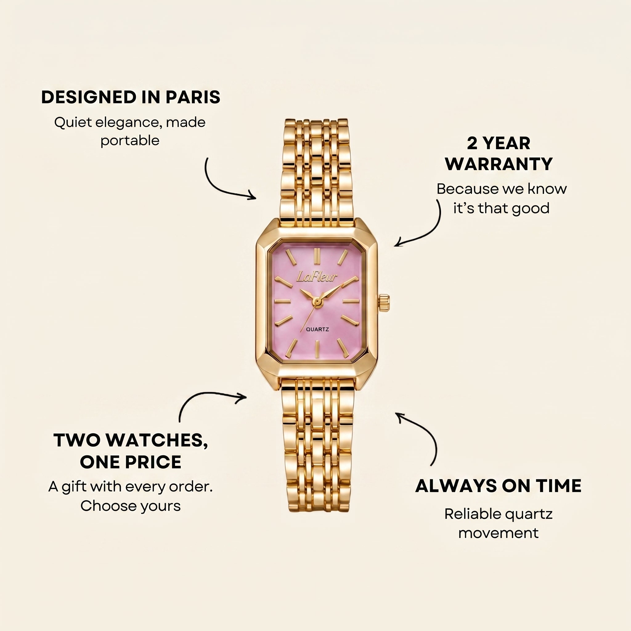Reloj Le Marais Pétalo
