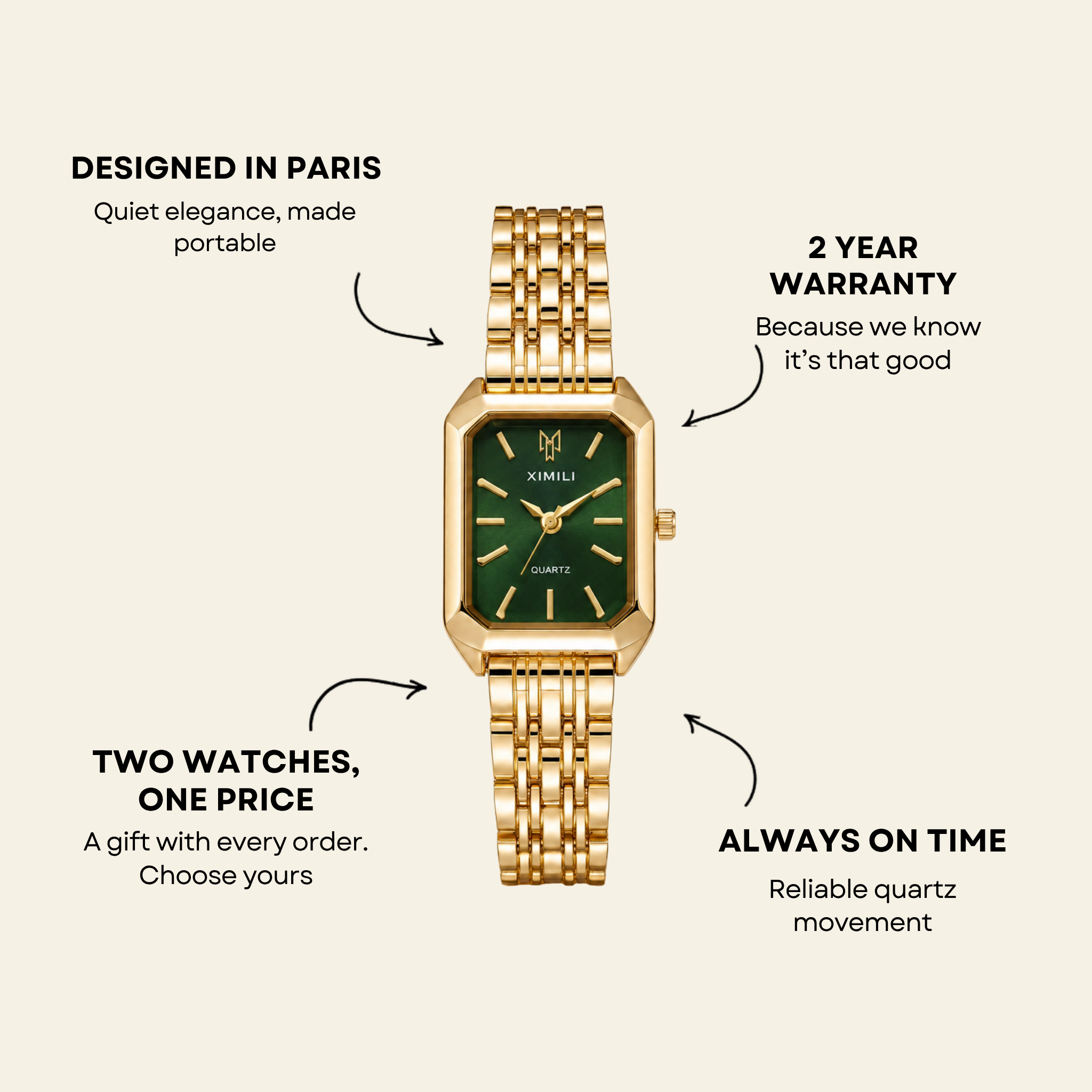 Reloj Le Marais Bosque