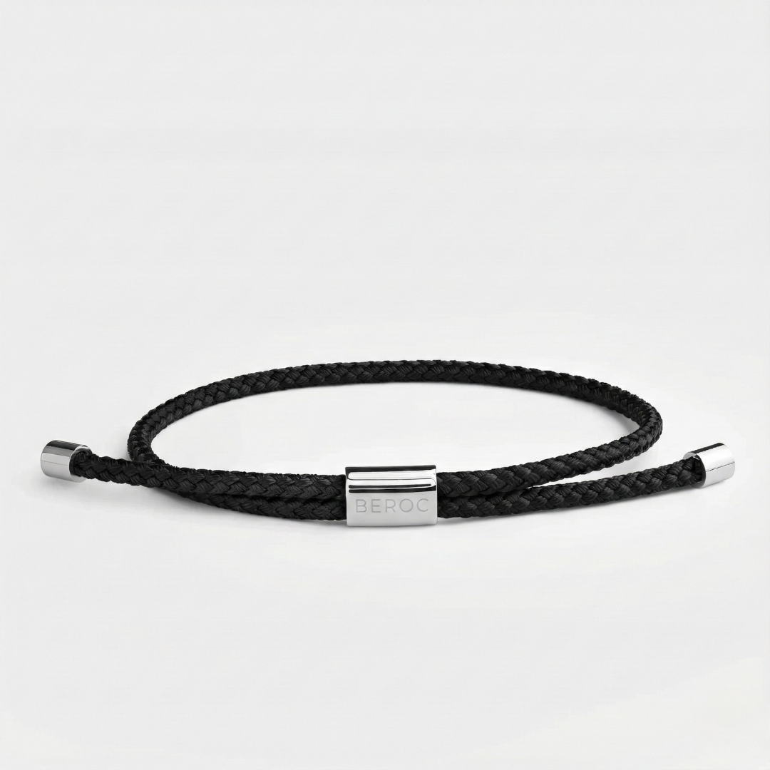 Sailor Black Rope Bracelet Kaia