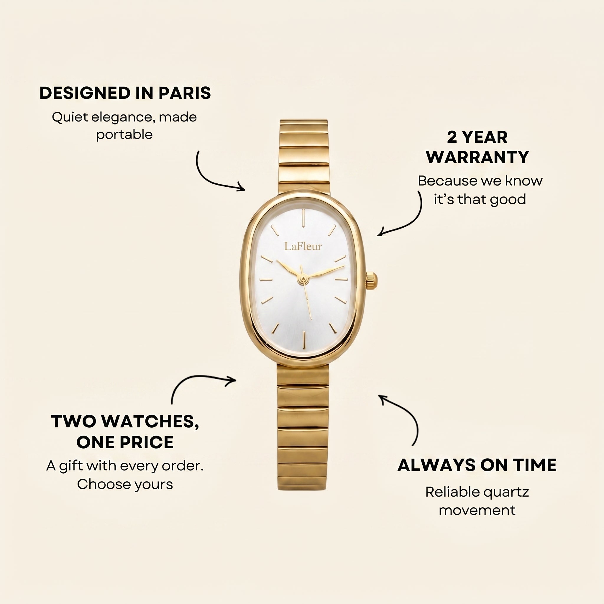 Reloj Le Marais Claro de Luna