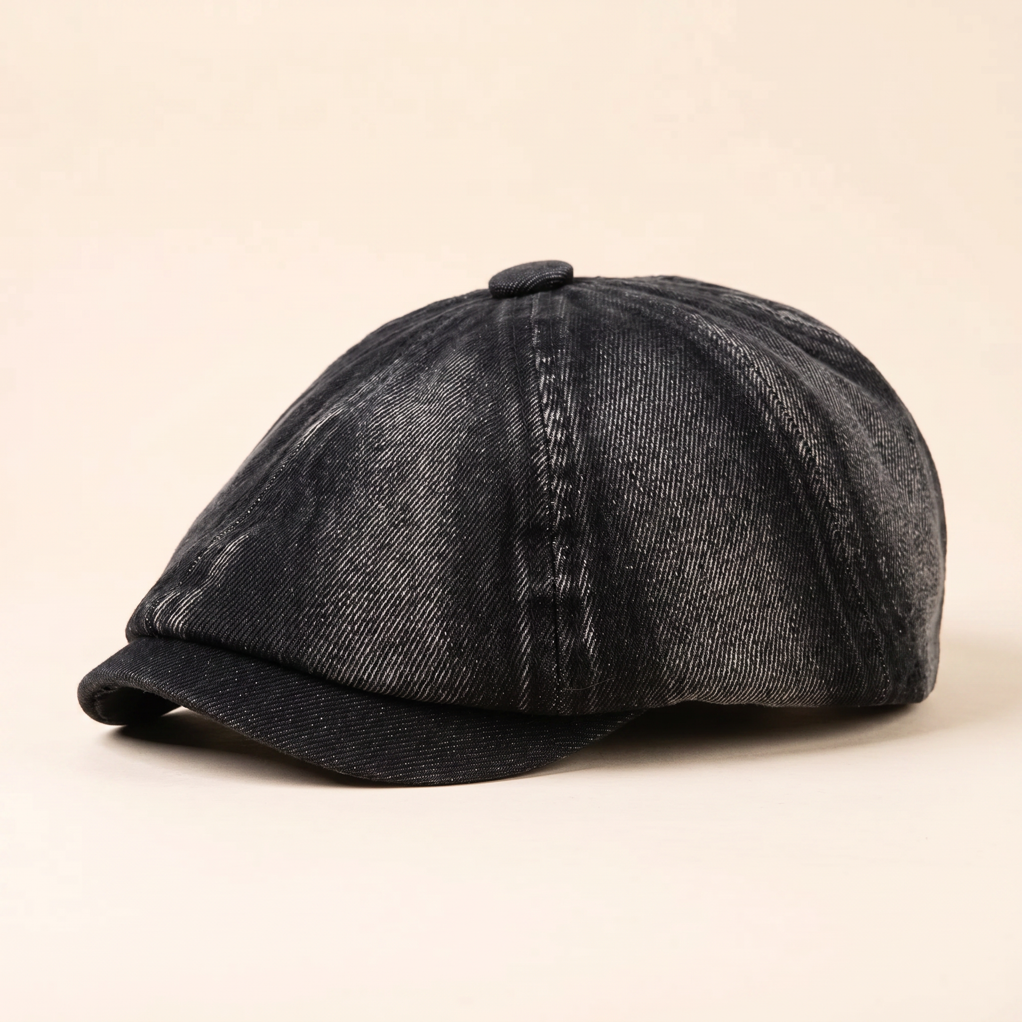 Denim Newsboy Cap