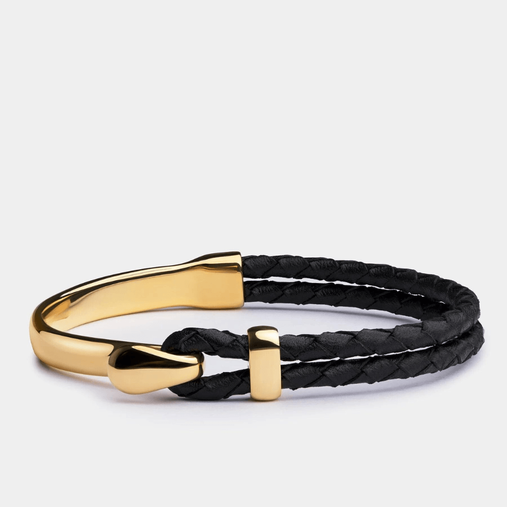 Signature Braided Leather Bracelet Kaia