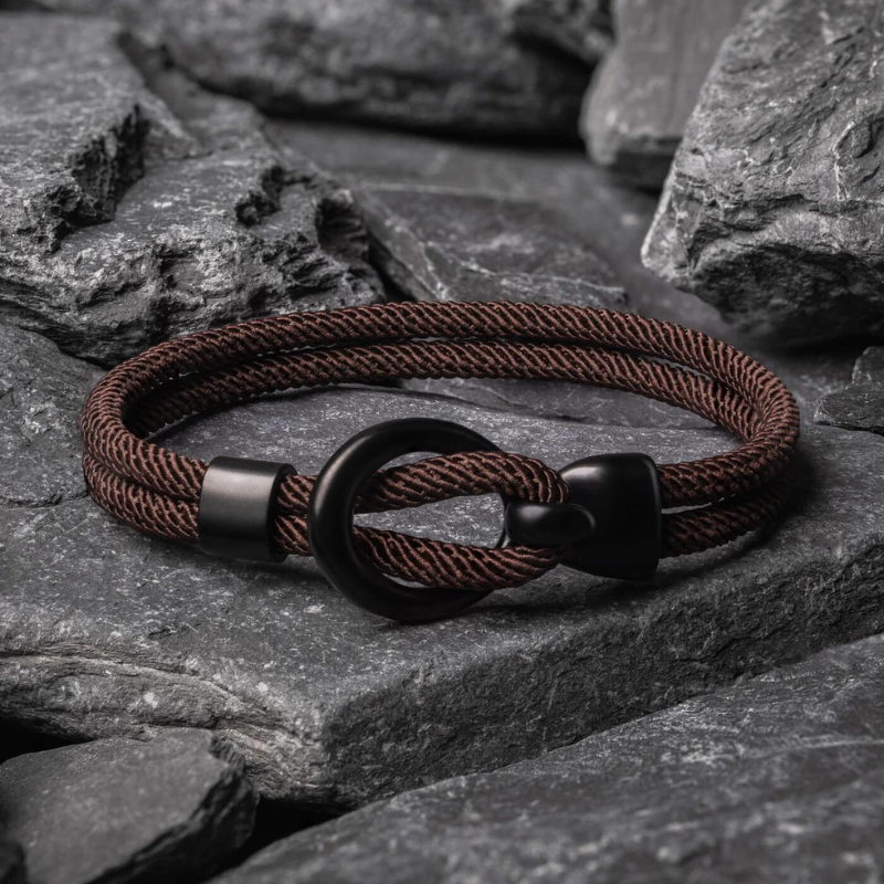 Argenta Brown Rope Bracelet Kaia