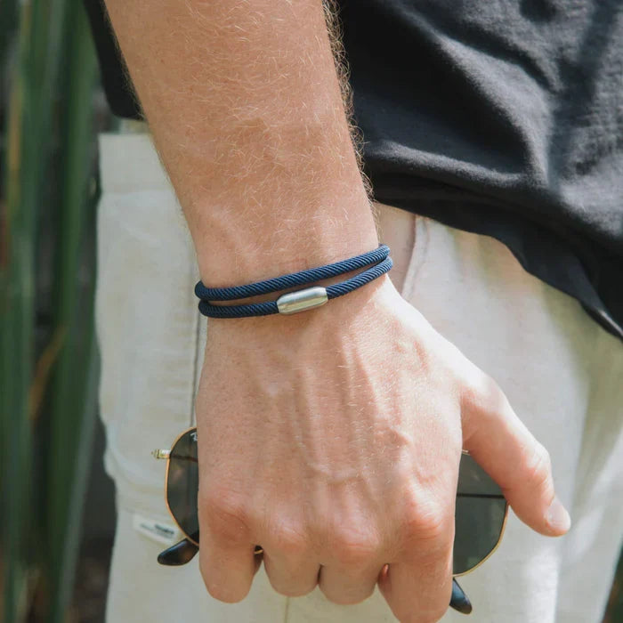 Algarve Dark Blue Rope Bracelet Kaia