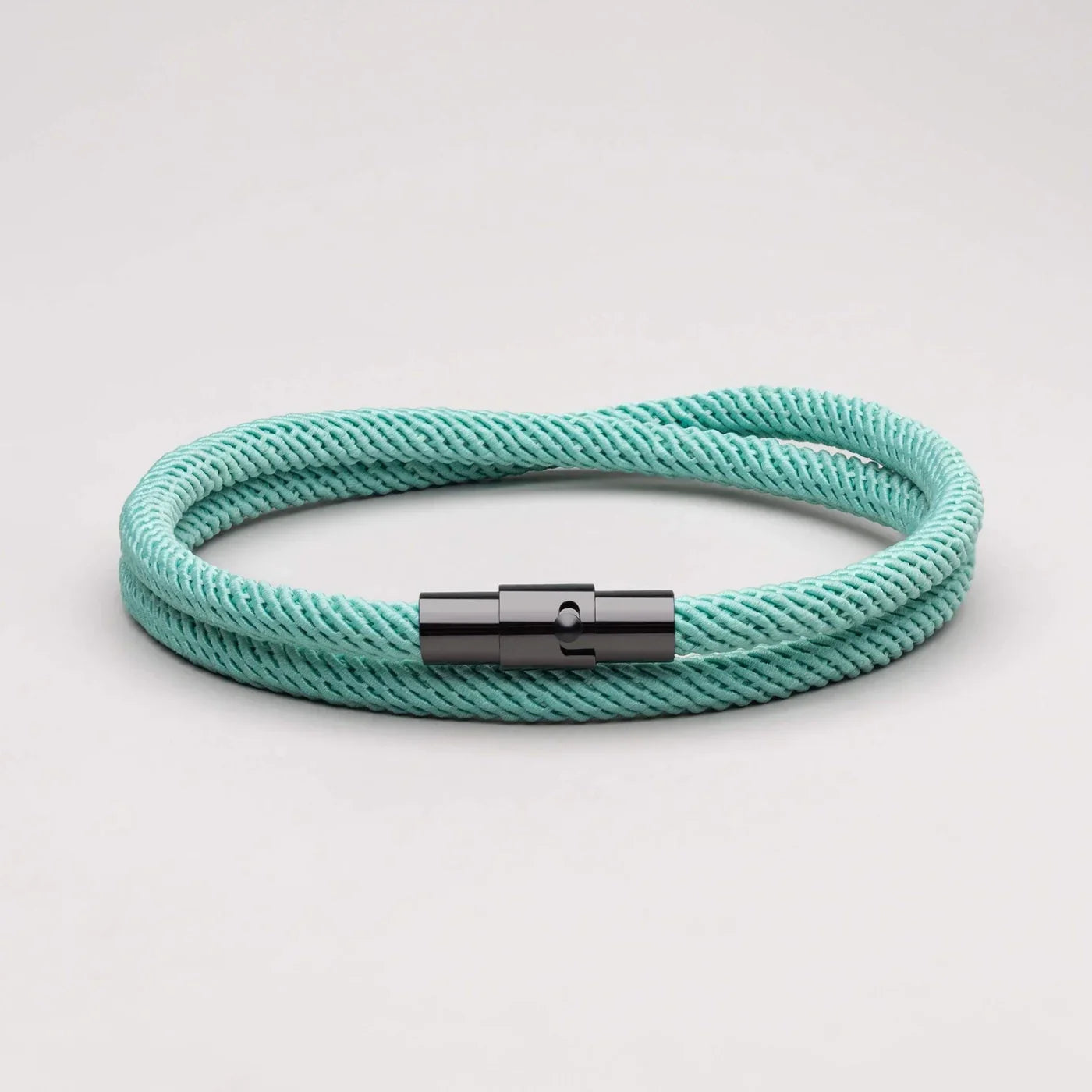 Wave Light Blue Minimalist Rope Bracelet Kaia