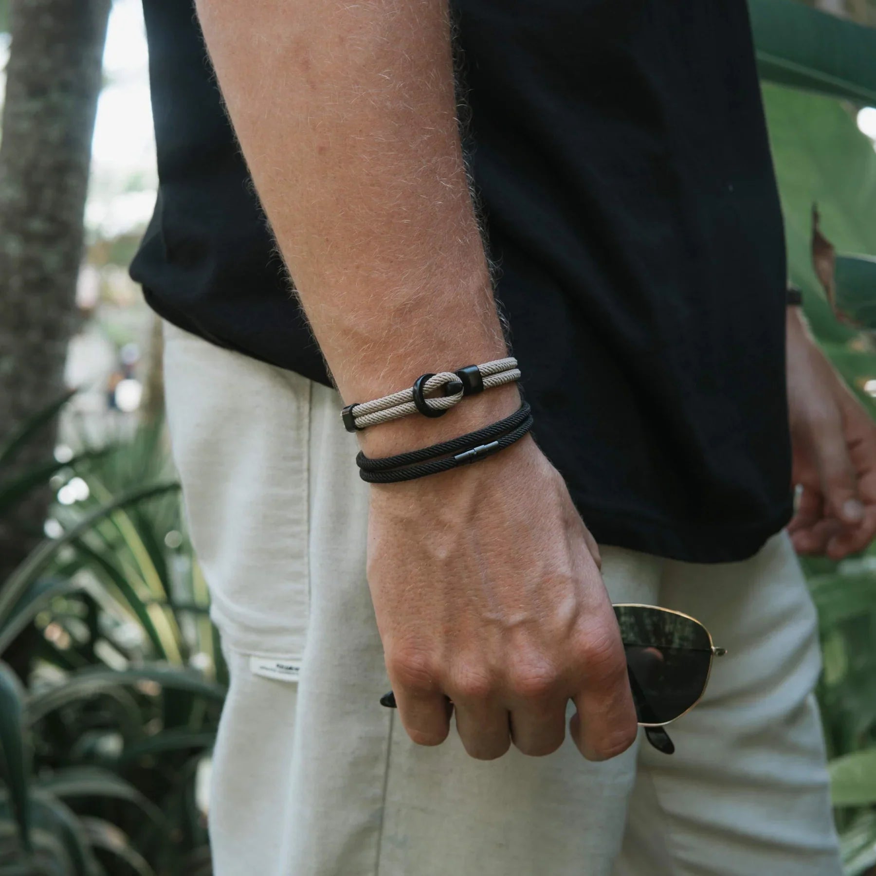 Argenta Beige Rope Bracelet Kaia