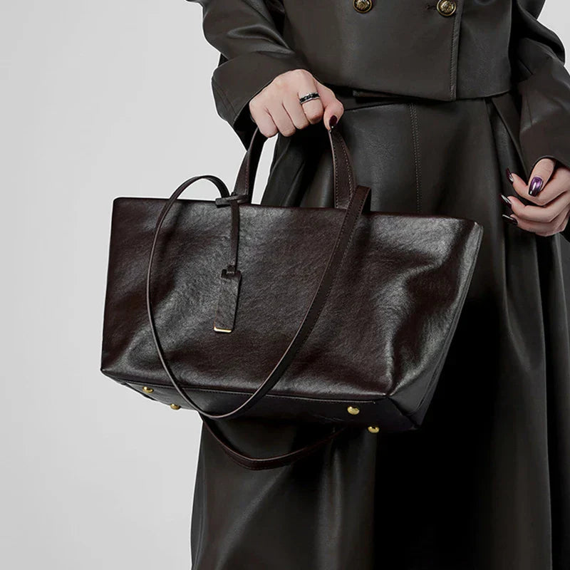 Leather Tote Bag Joana