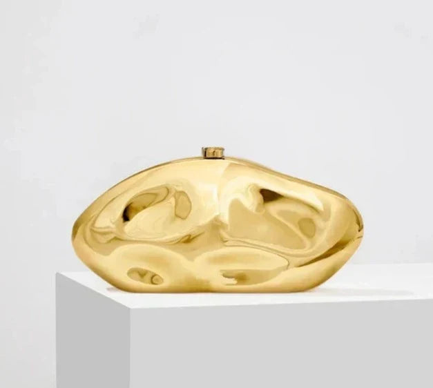 Nicole Metallic Clutch Bag