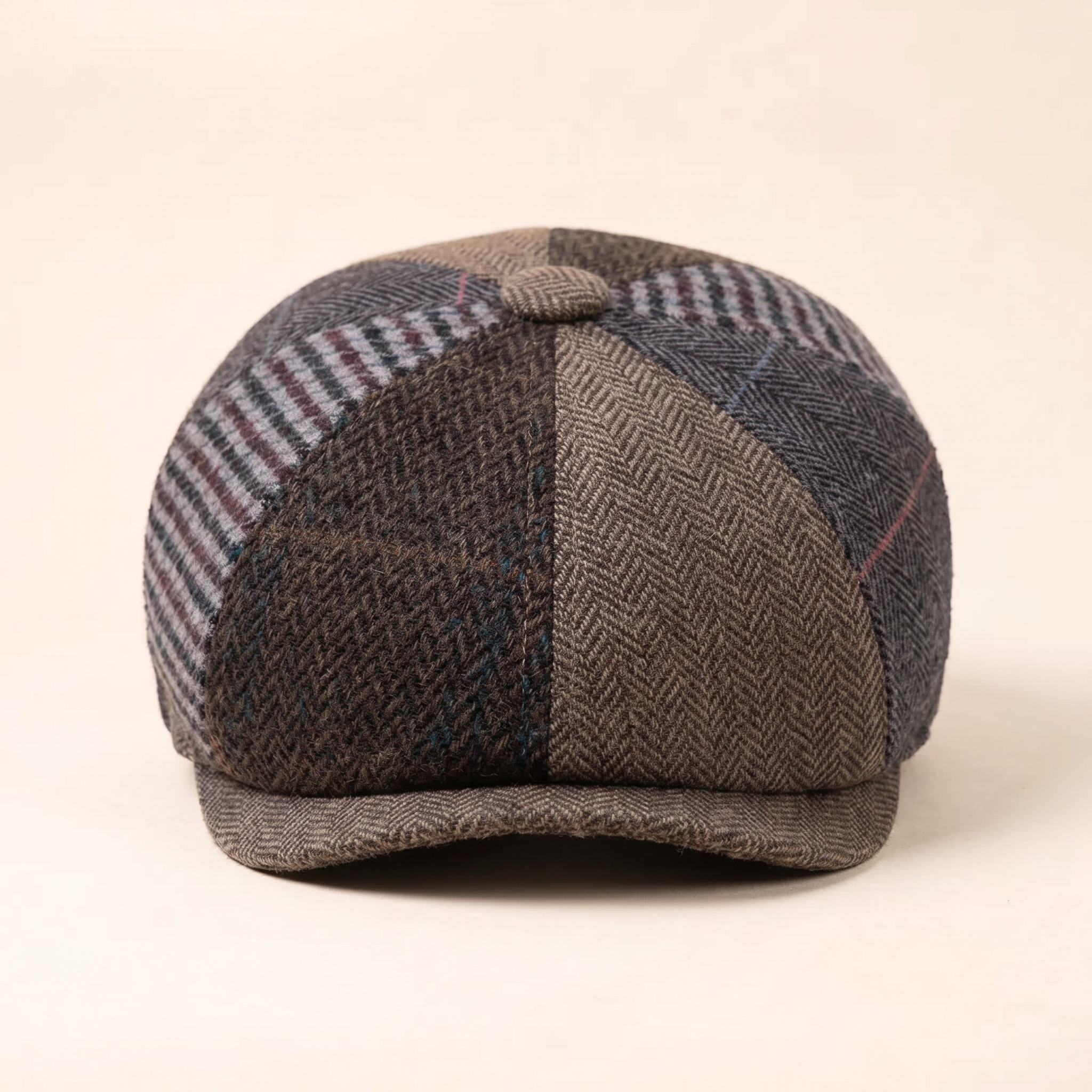 Wool Patchwork Cap