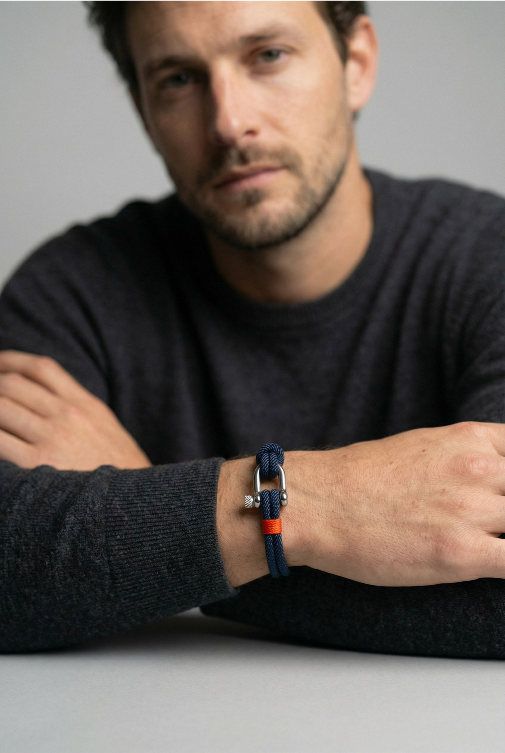 Strand Dark Blue Rope Bracelet Kaia