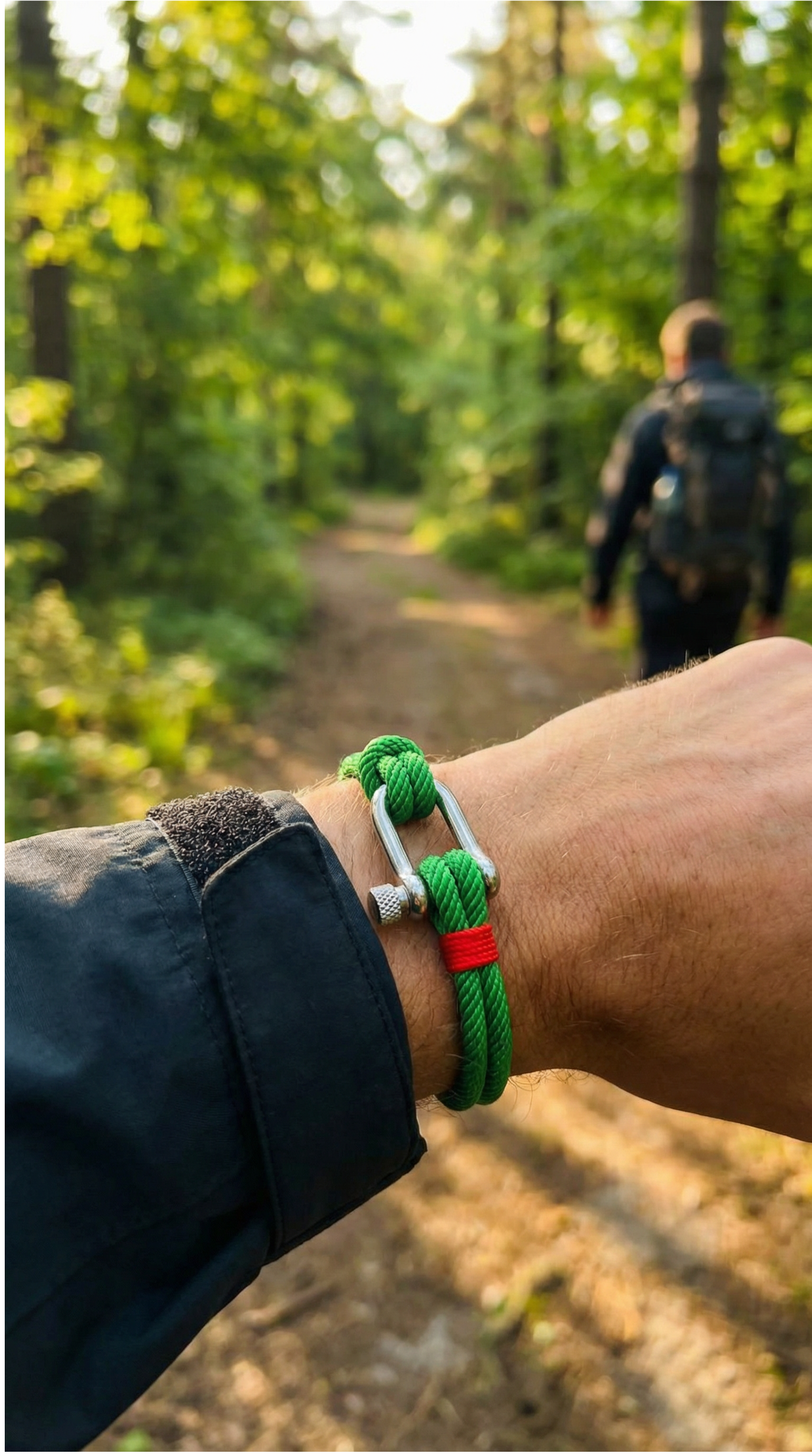 Strand Green Rope Bracelet Kaia