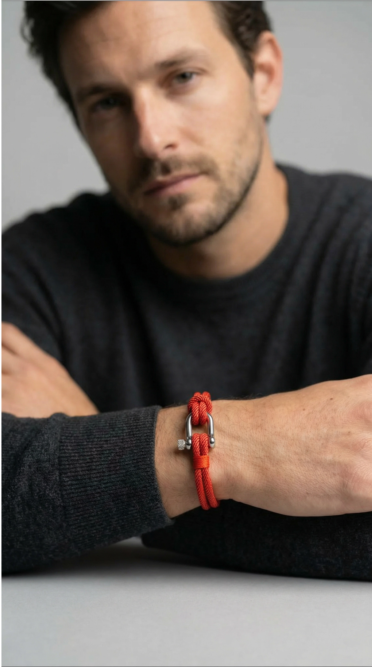 Strand Orange Rope Bracelet Kaia