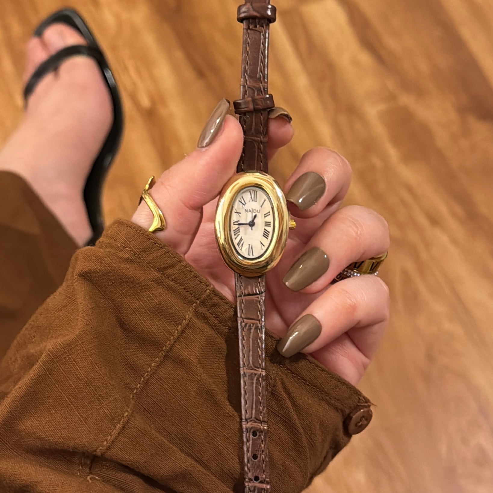 Brown Cherry Reloj