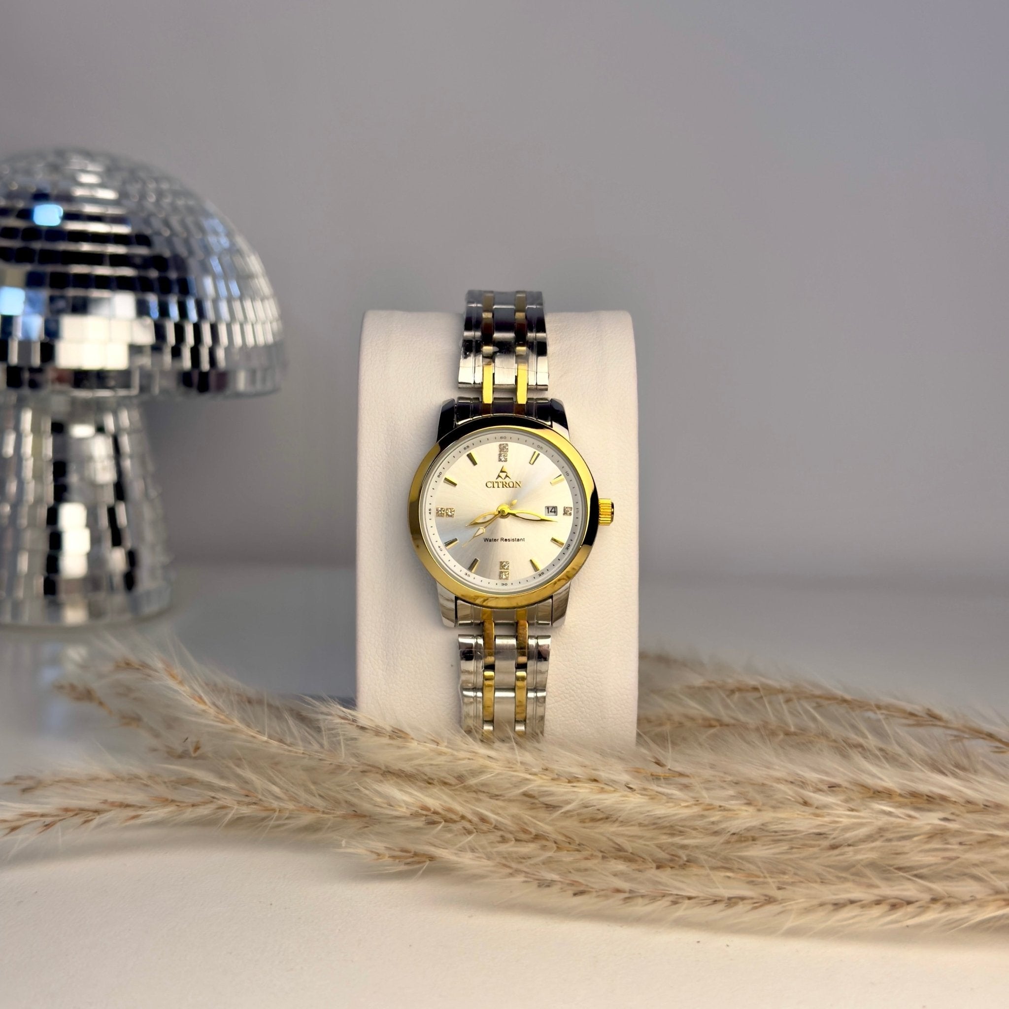 CITRON Two Tone Silver Golden for women Reloj