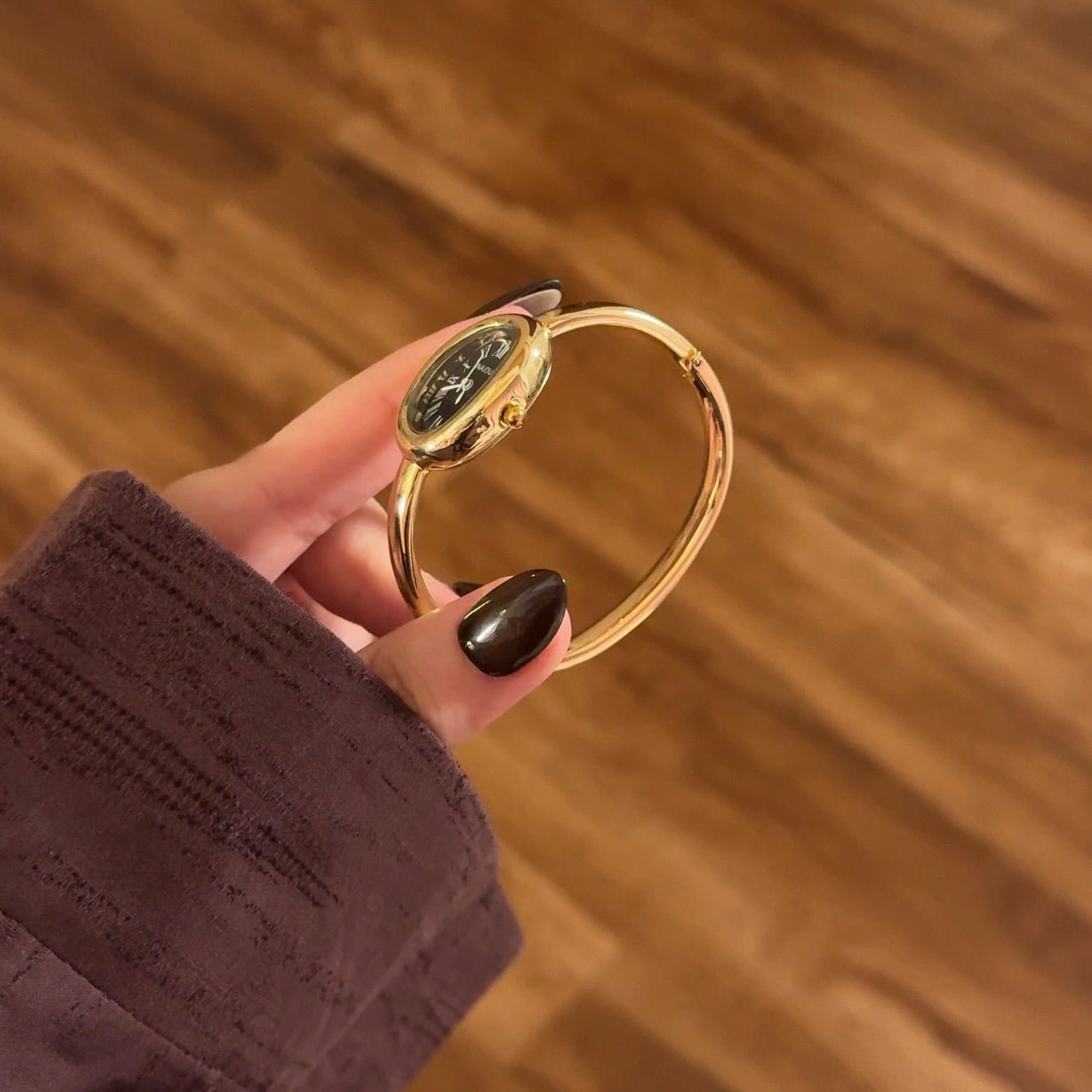 Golden Black Reloj