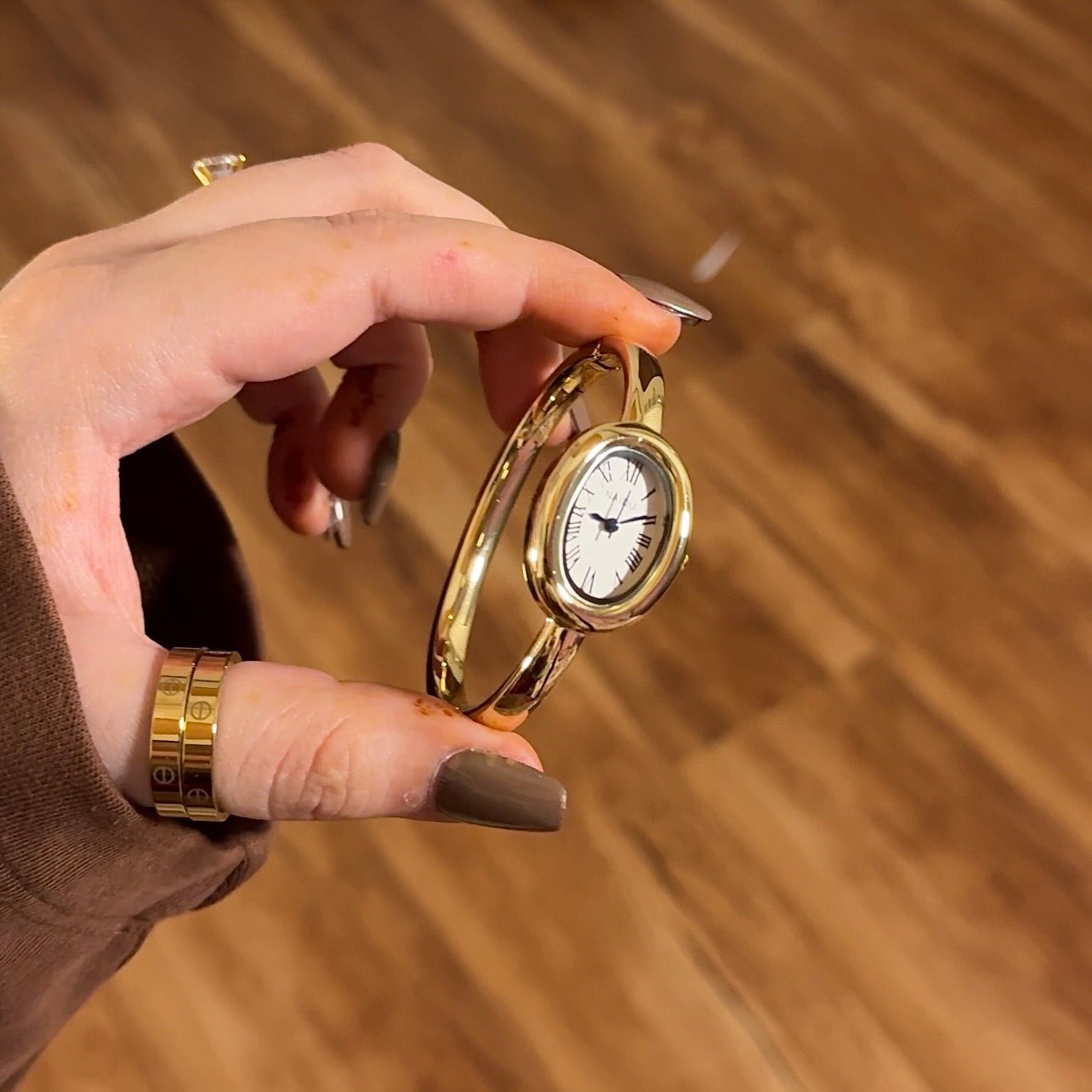 Golden White Reloj