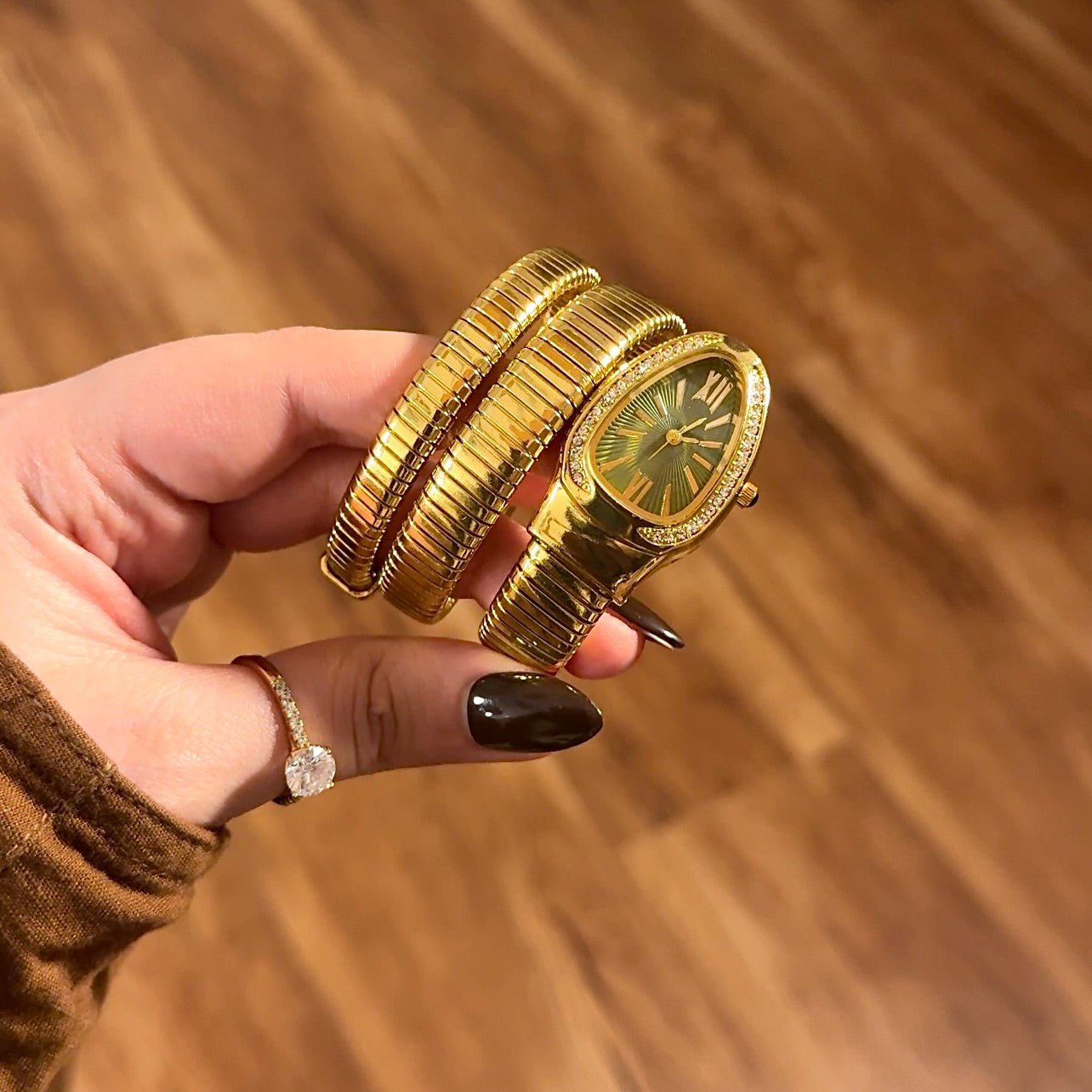 Serpenti Olive Green Reloj