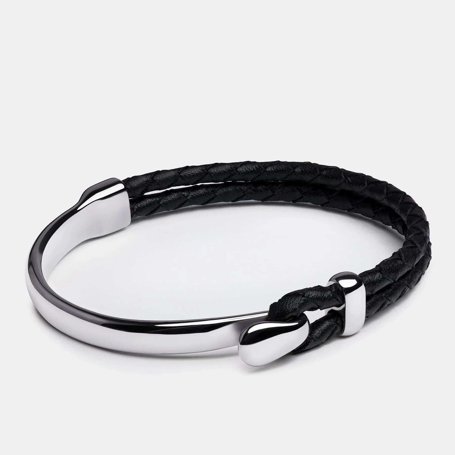 Signature Braided Leather Bracelet Kaia