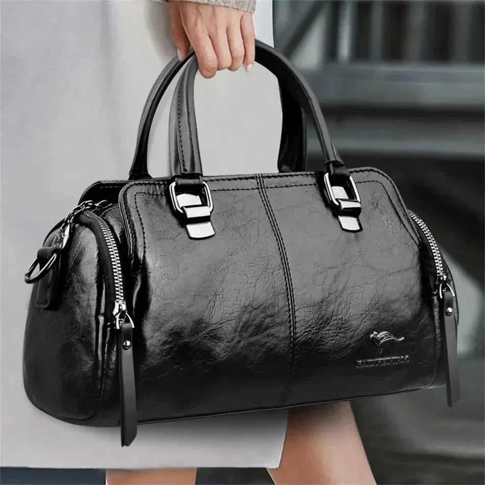 Leather Bag - Jade