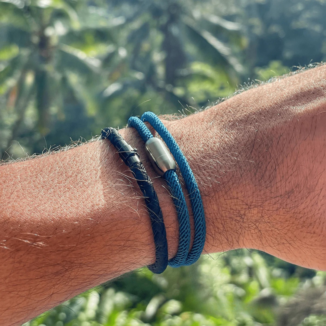 Algarve Light Blue Rope Bracelet Kaia