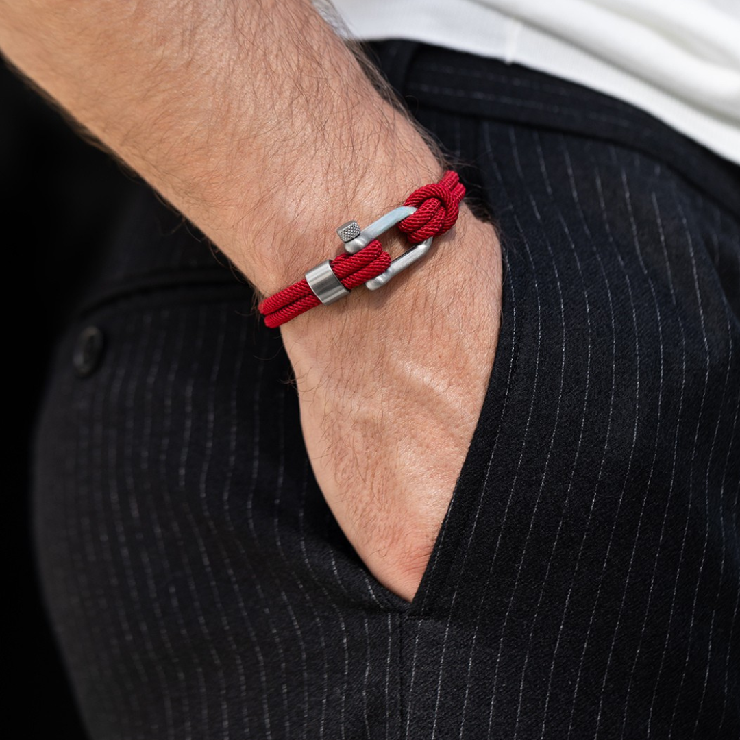 Malibu Red Rope Bracelet Kaia