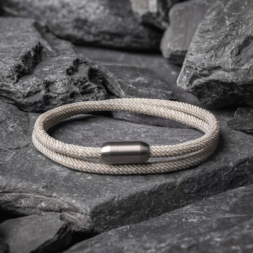 Algarve Grey Rope Bracelet Kaia