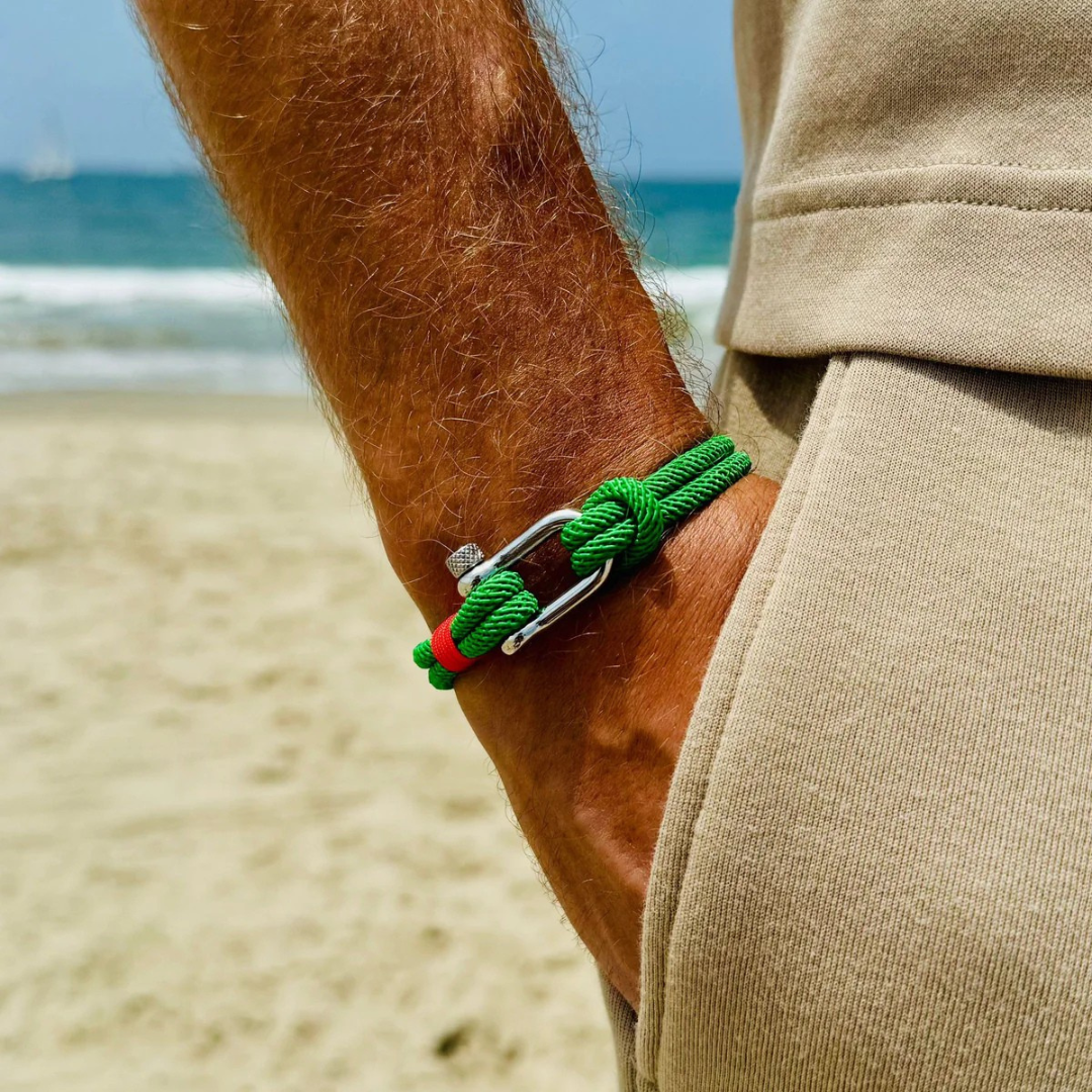 Strand Green Rope Bracelet Kaia