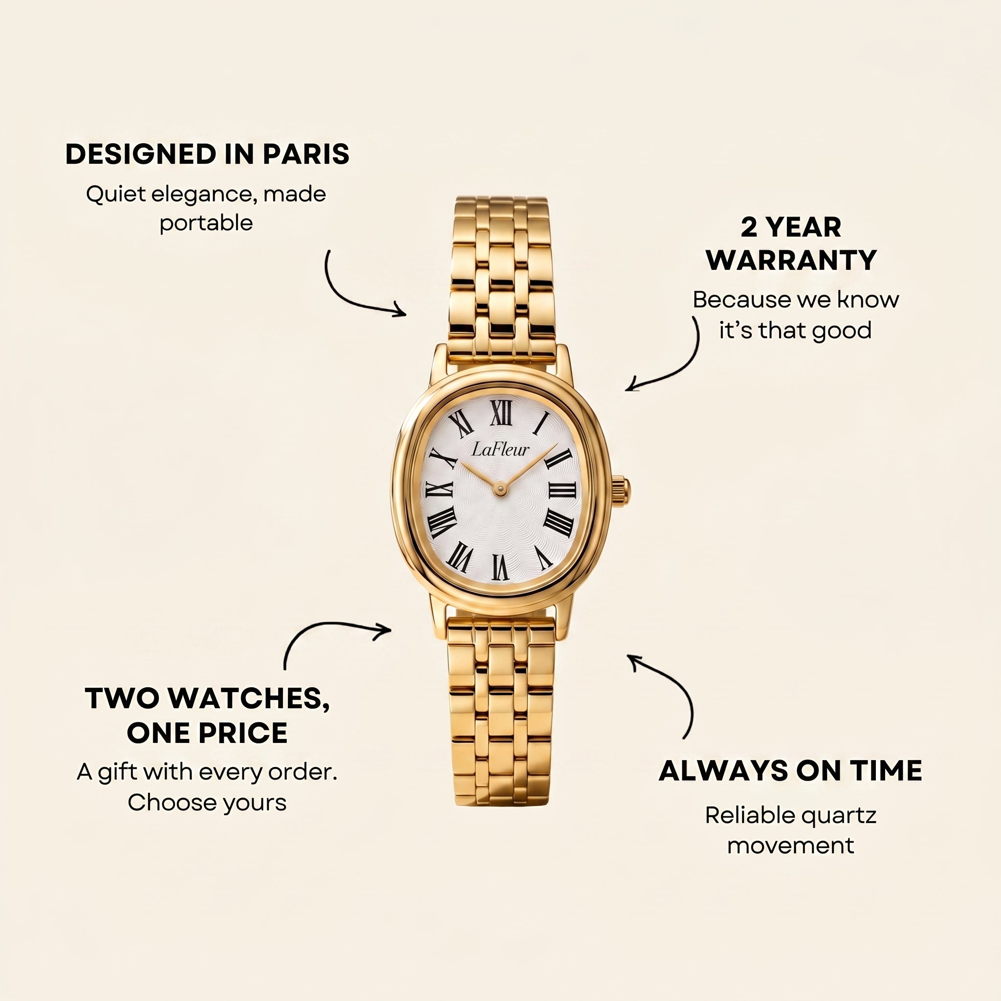 Reloj St-Germain Oro