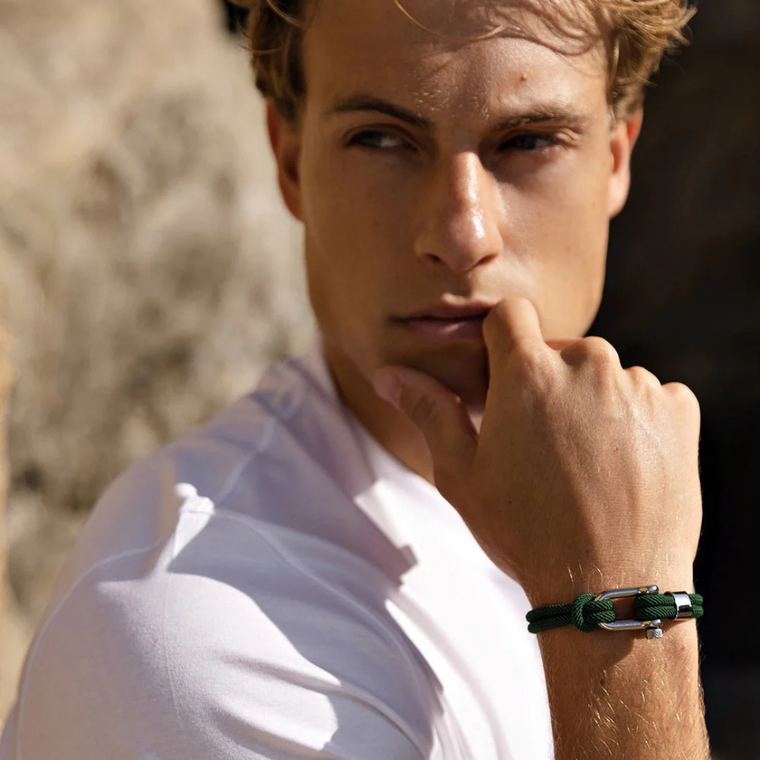 Malibu Green Rope Bracelet Kaia