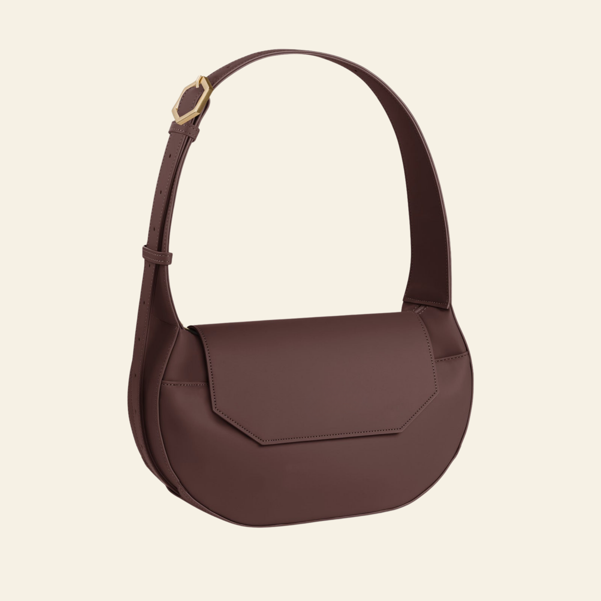 Bolso Bandolera Marrón Oscuro