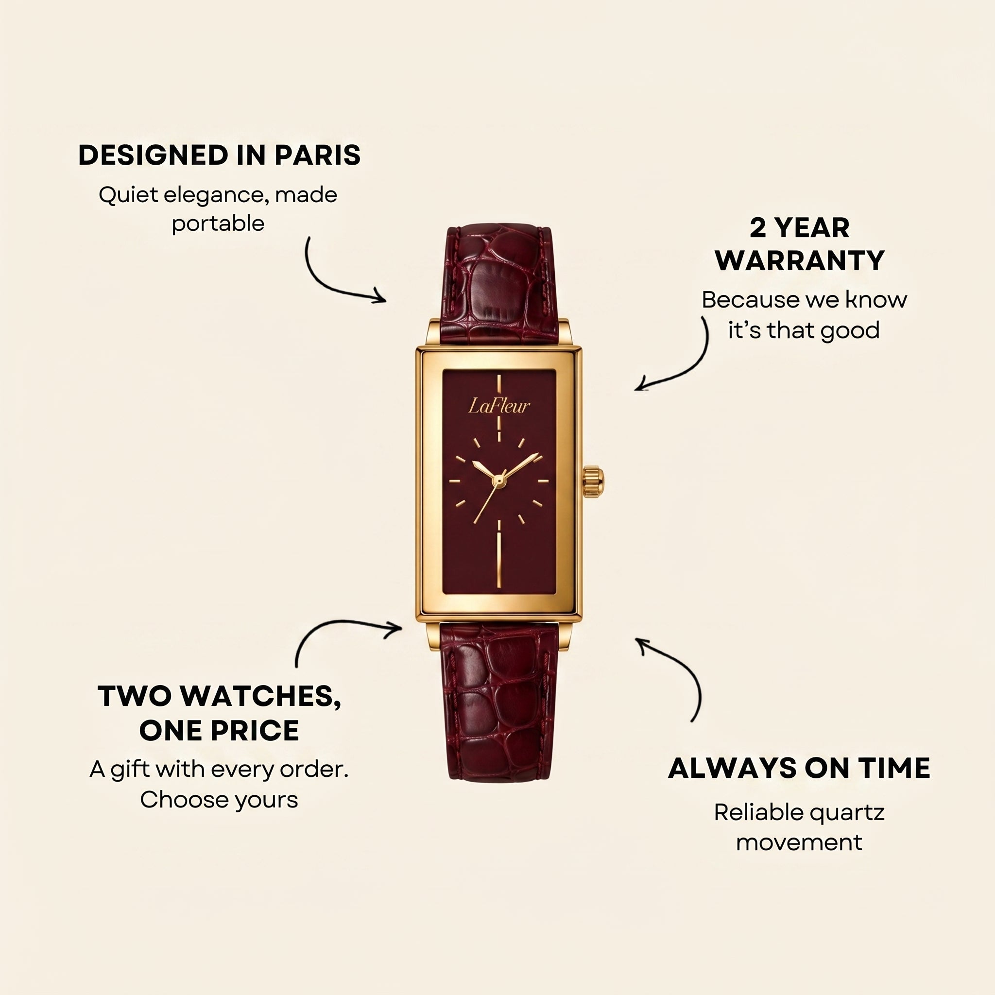 Reloj Montaigne Burdeos