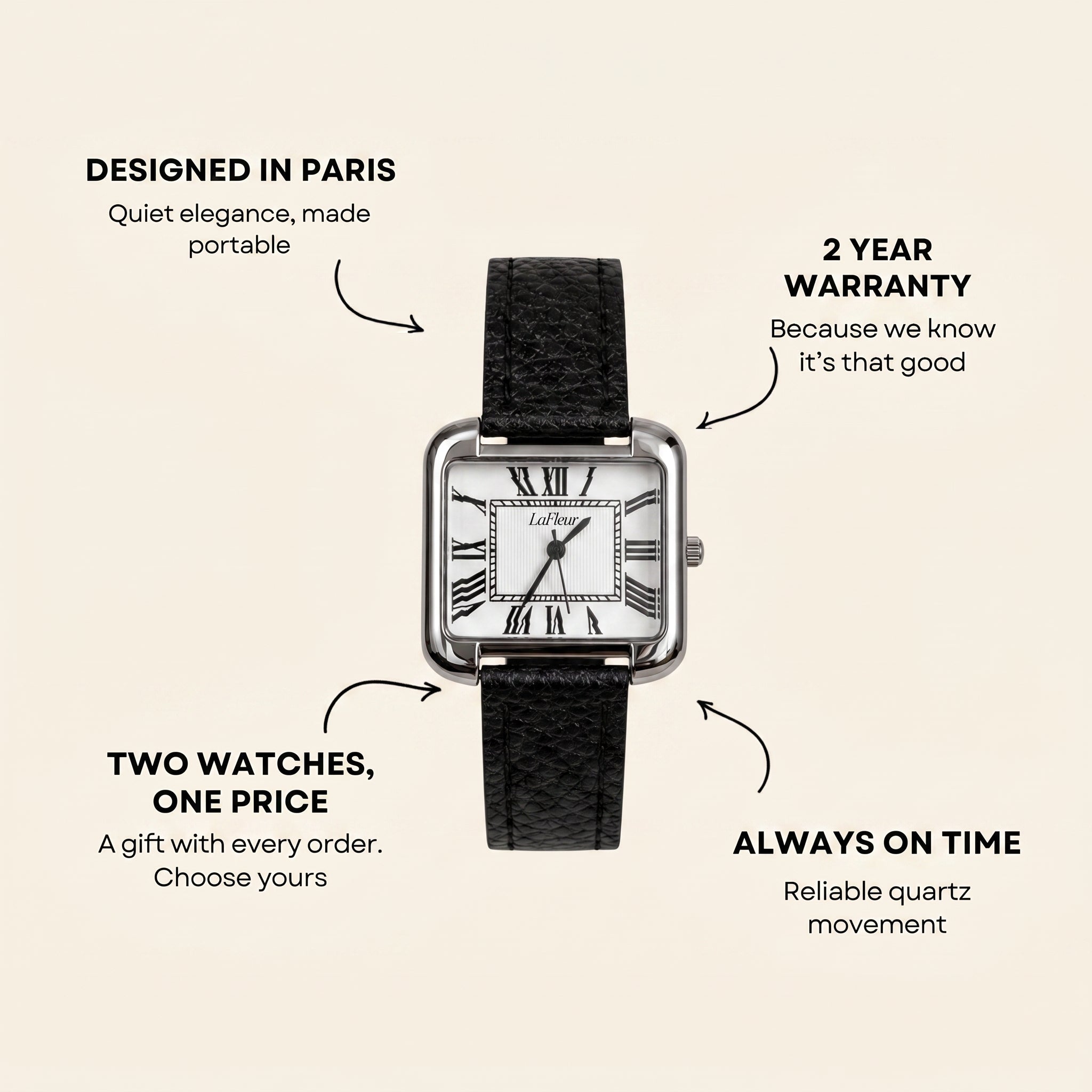 Reloj Concorde Negro