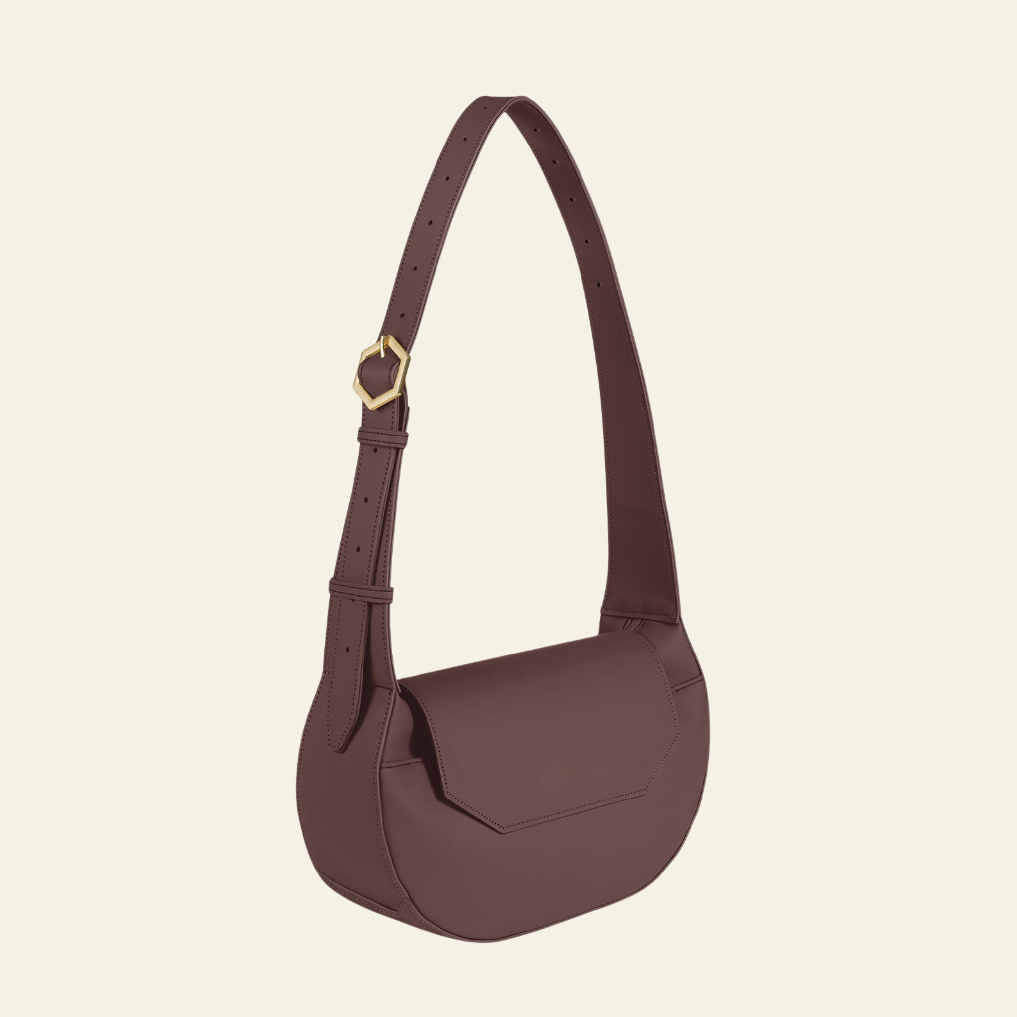 Bolso Bandolera Marrón Oscuro