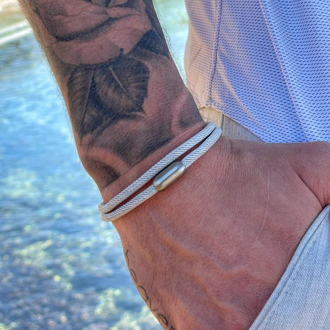 Algarve Grey Rope Bracelet Kaia