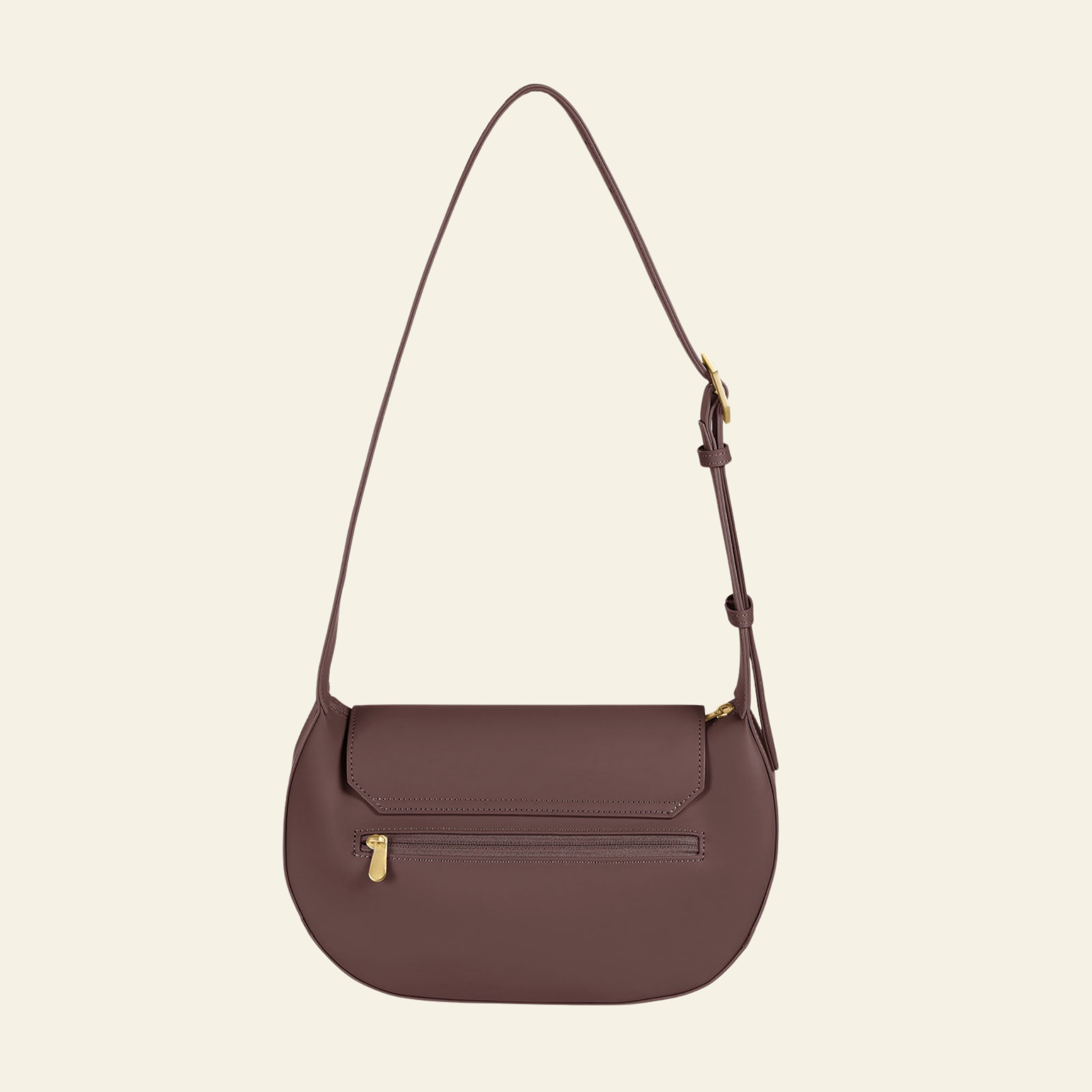 Bolso Bandolera Marrón Oscuro