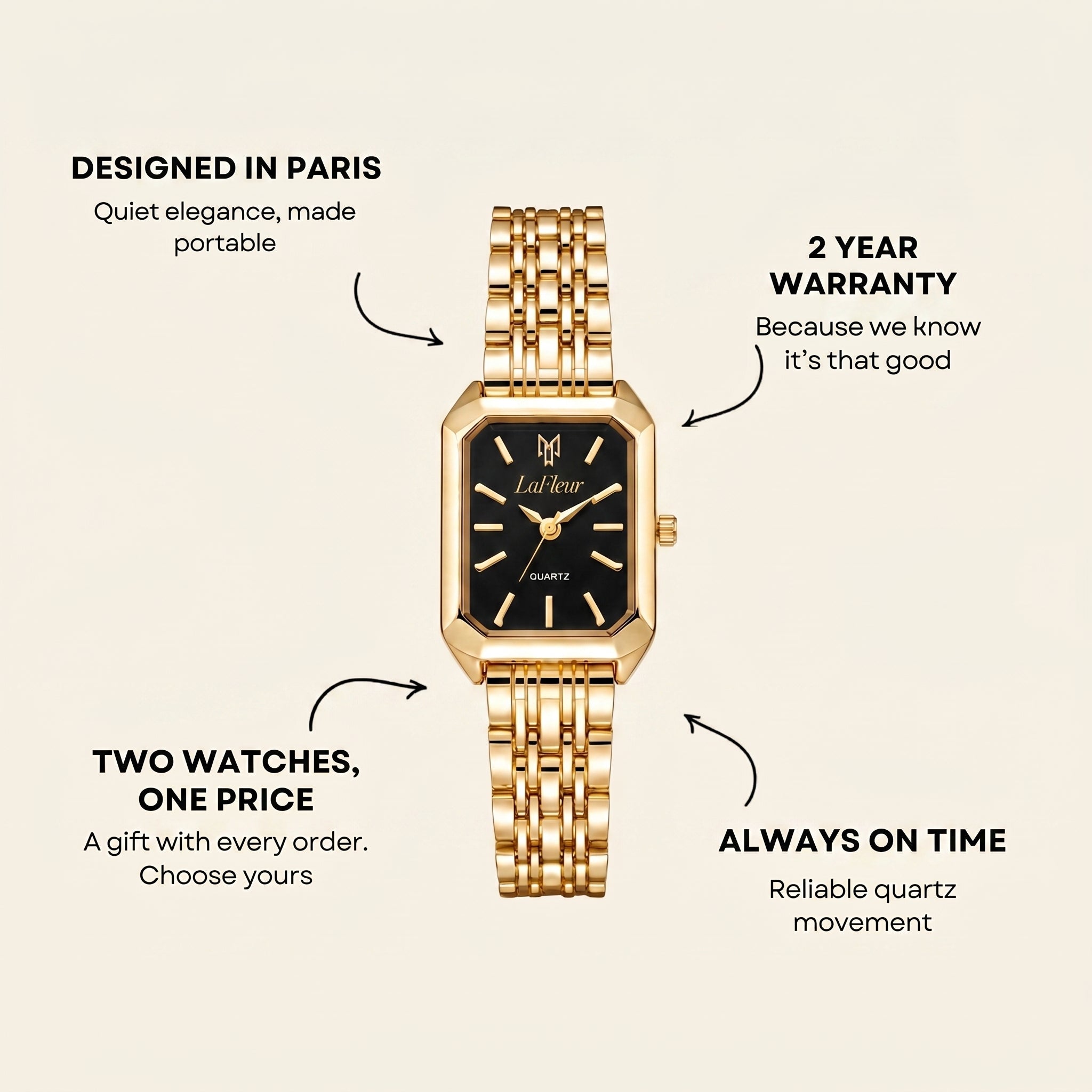Reloj Le Marais Medianoche