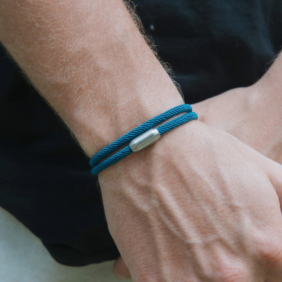 Algarve Light Blue Rope Bracelet Kaia