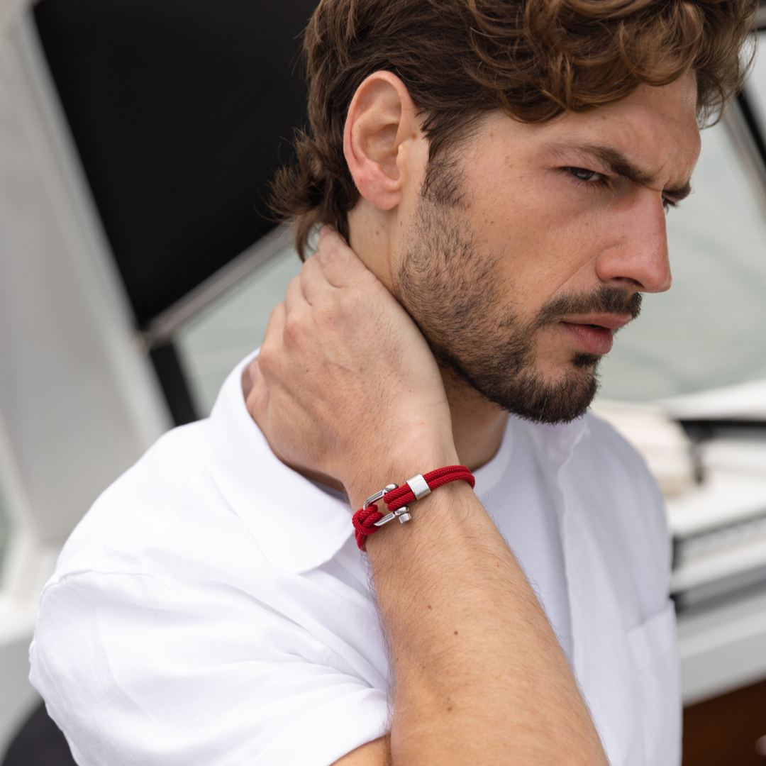 Malibu Red Rope Bracelet Kaia