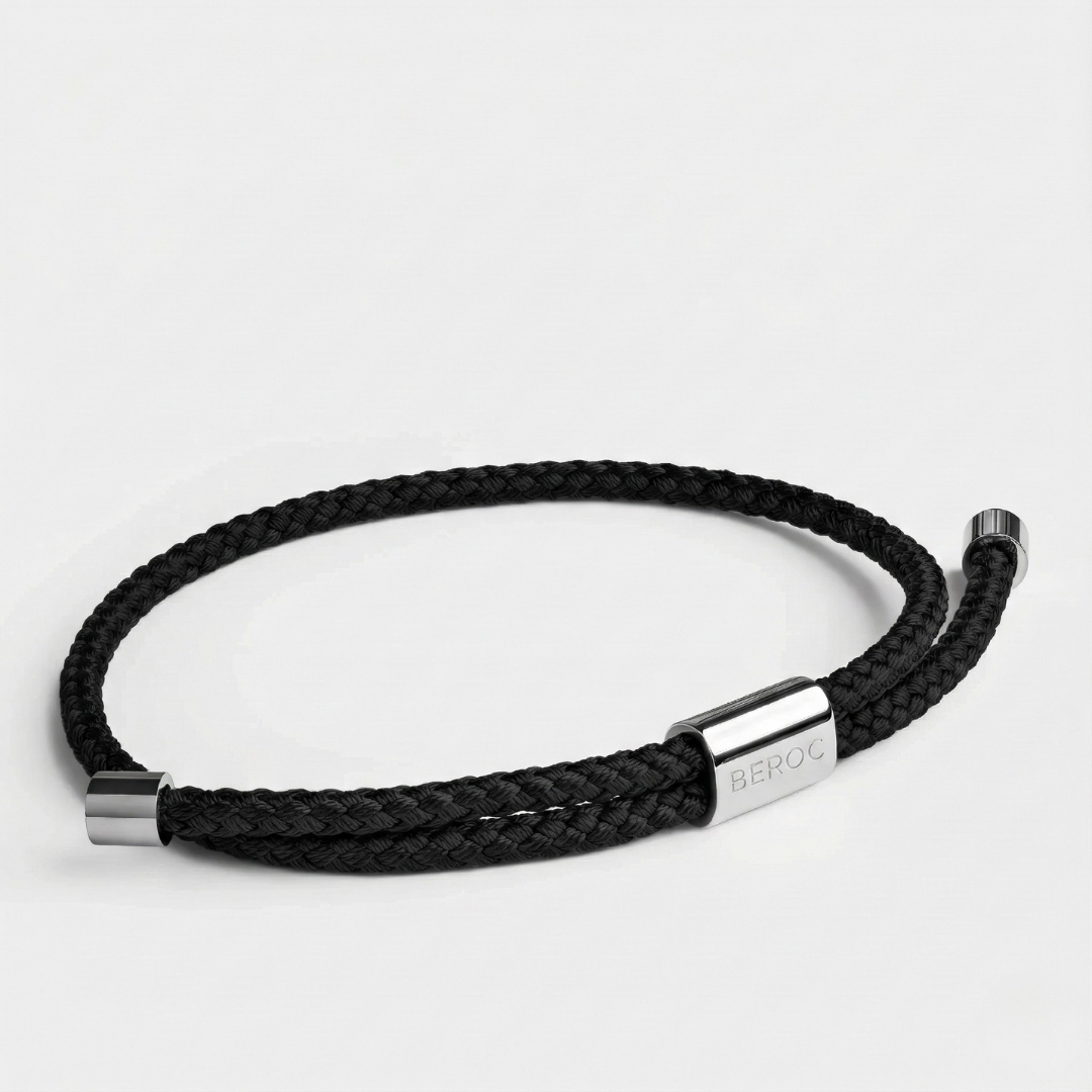 Sailor Black Rope Bracelet Kaia