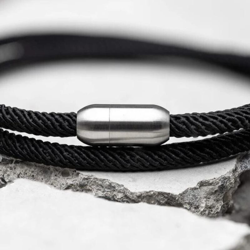 Algarve Black Rope Bracelet Kaia