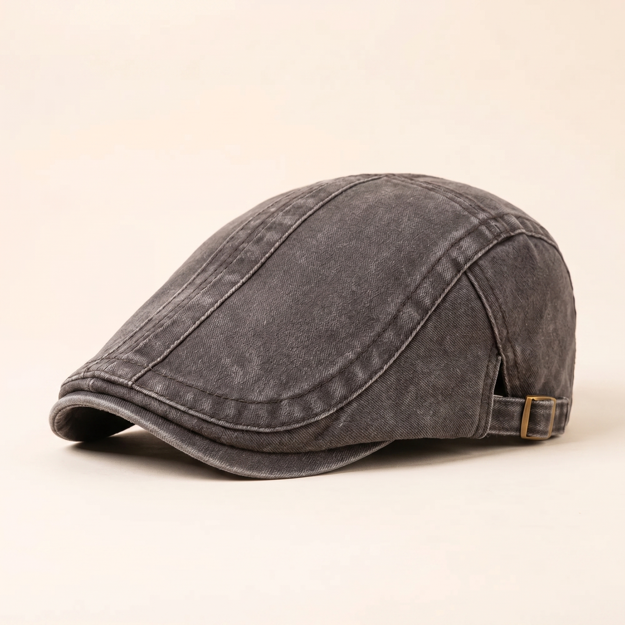 Denim Strip Cap