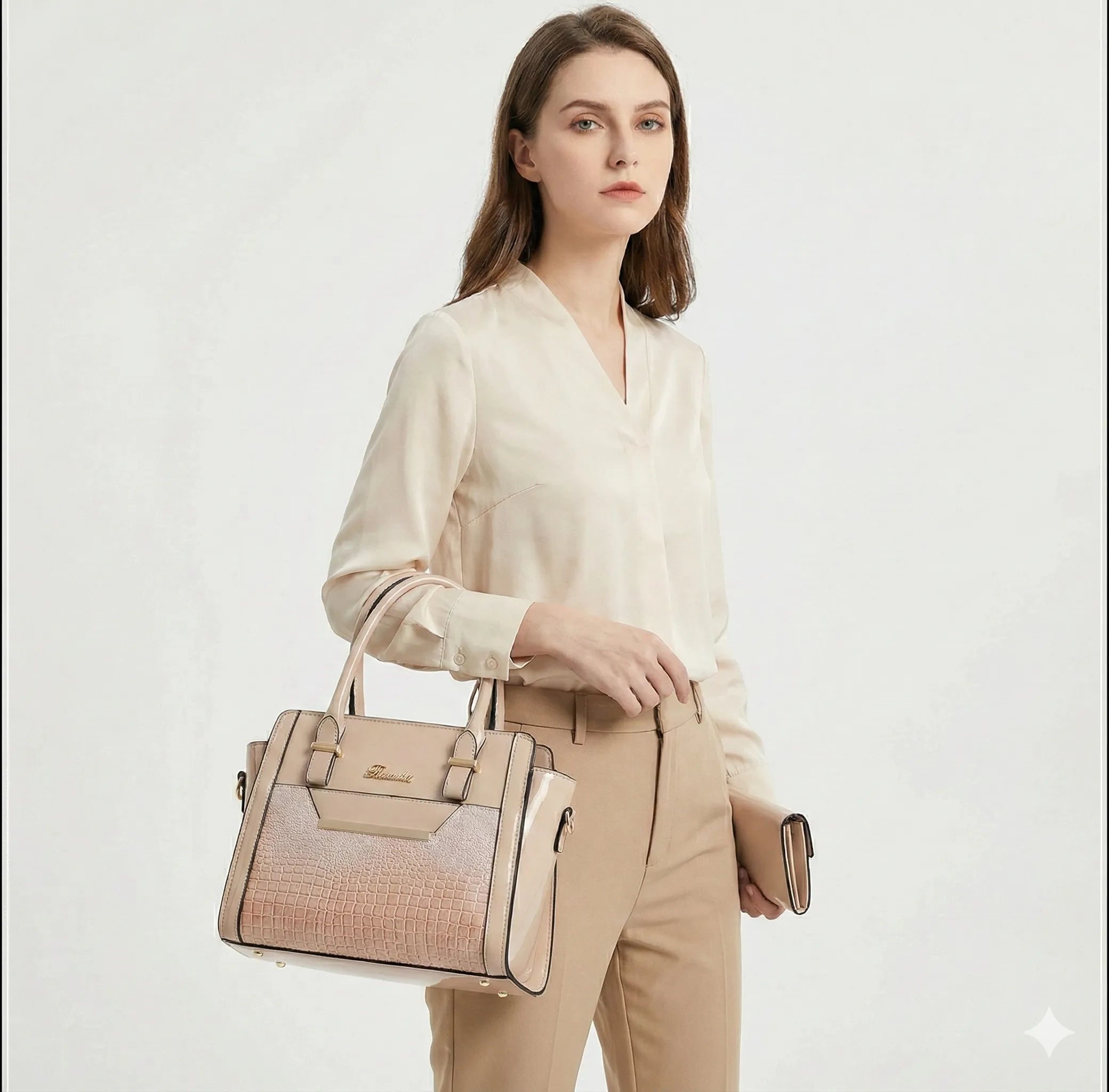 Bag and Wallet Kit in Leather - Cror